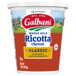 Galbani Ricotta Cheese, Classic 15 oz
