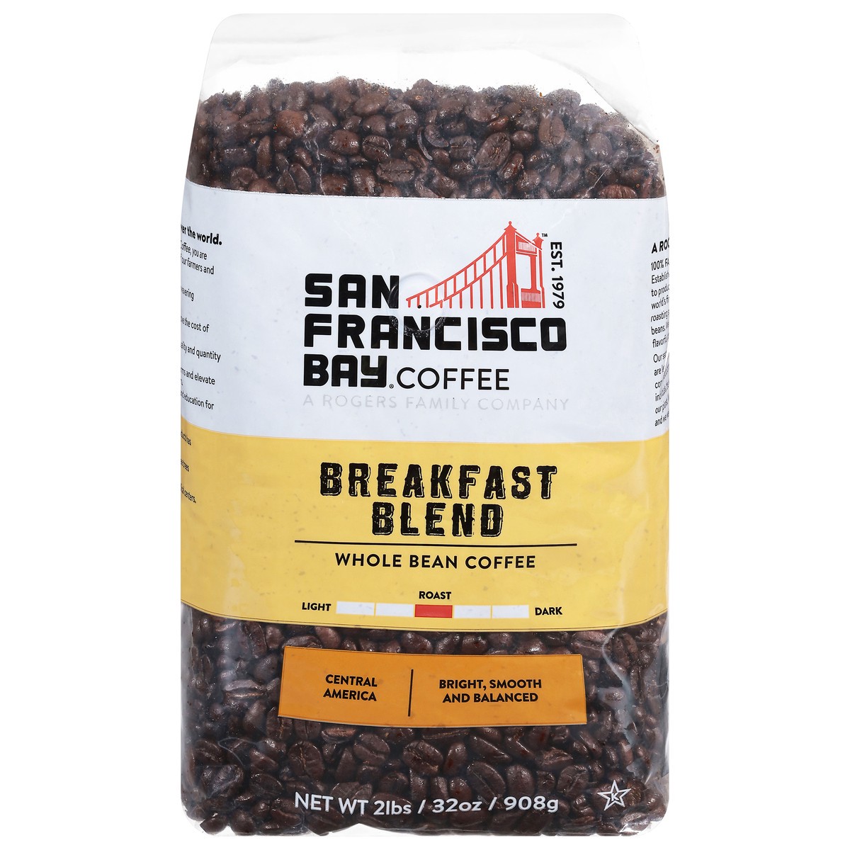 slide 8 of 13, SF Bay Coffee Whole Bean Breakfast Blend Coffee 2 lb, 2 lb