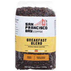 SF Bay Coffee Whole Bean Breakfast Blend Coffee 2 lb