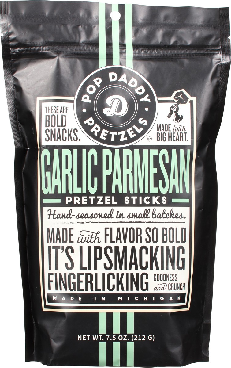 slide 4 of 13, Pop Daddy Garlic Parmesan Pretzel Sticks 7.5 oz, 7.5 oz