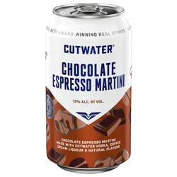 Cutwater Spirits Spirits Chocolate Espresso Martini 12 fl oz Can