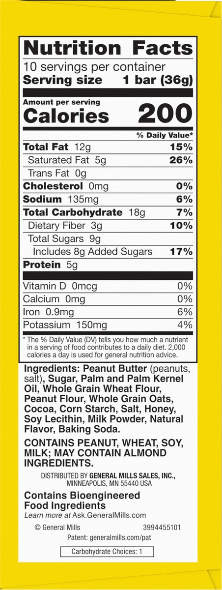 slide 7 of 13, Nature Valley Wafer Bars, Peanut Butter Chocolate Flavored Snacks, 10 Bars, 13 OZ, 10 ct