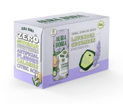 Aura Bora Lavender Cucumber Sparkling Water
