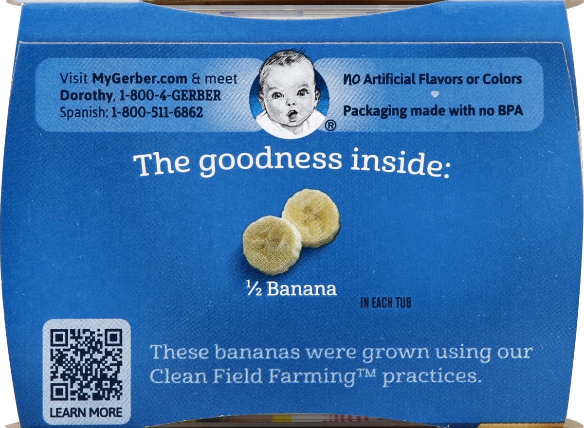 slide 3 of 6, Gerber Banana 2 ea, 2 ct