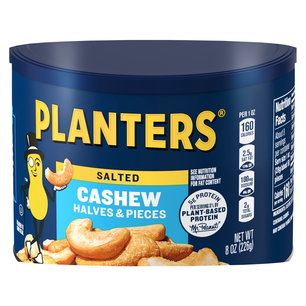 slide 7 of 9, Planters Cashew, 8 oz