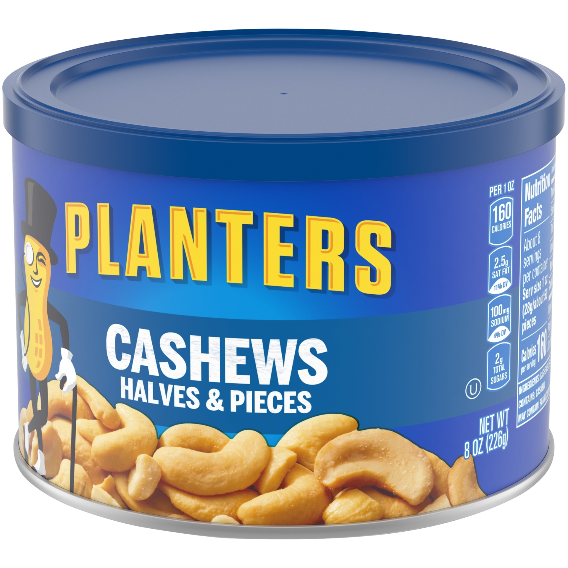 slide 10 of 14, Planters Cashews Halves & Pieces, 8 oz