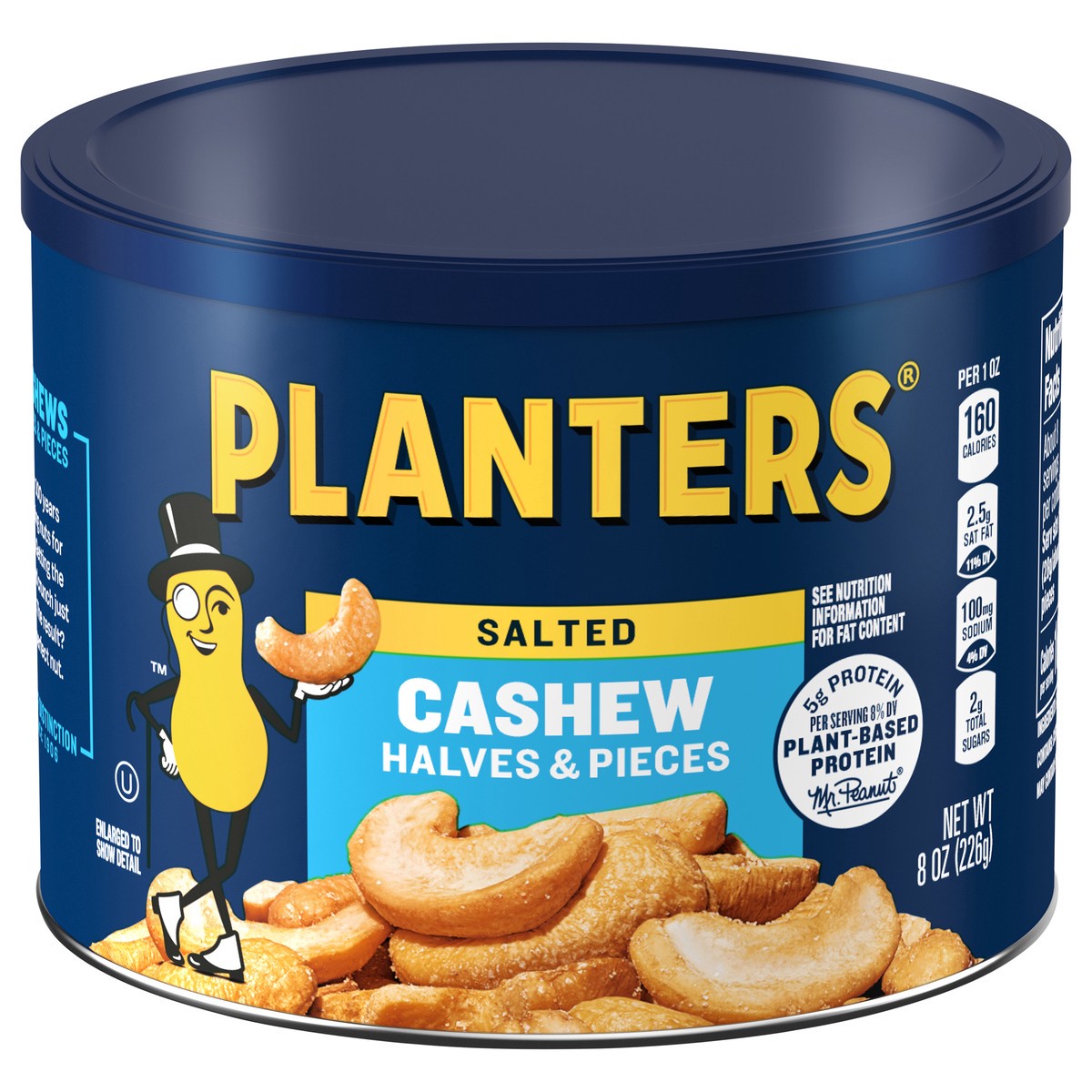 slide 1 of 9, Planters Cashew, 8 oz