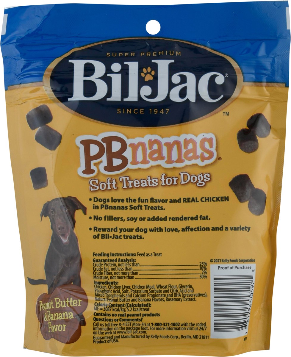 slide 9 of 10, Bil-Jac PBnanas Dog Treats 12 oz, 12 oz