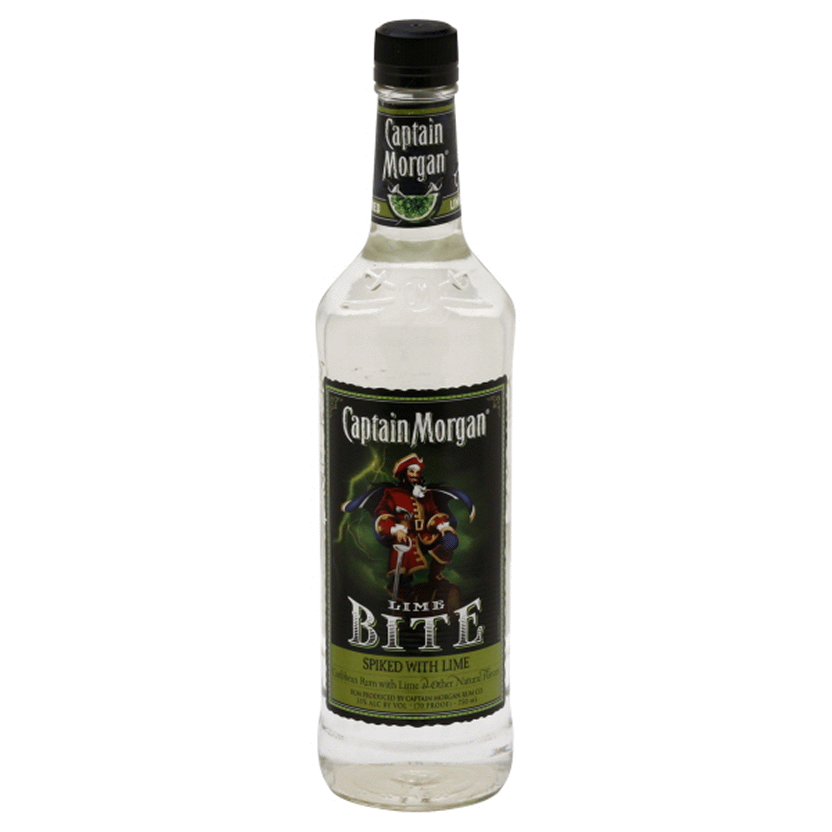 slide 1 of 1, Captain Morgan Rum, Caribbean, Lime Bite, 750 ml