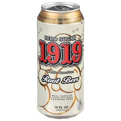 1919 Zero Sugar Classic American Real Vanilla Root Beer 16 fl oz