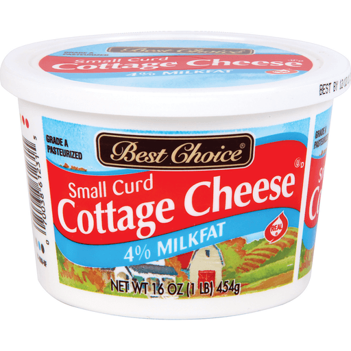 slide 1 of 1, Best Choice 4% Cottage Cheese, 16 oz