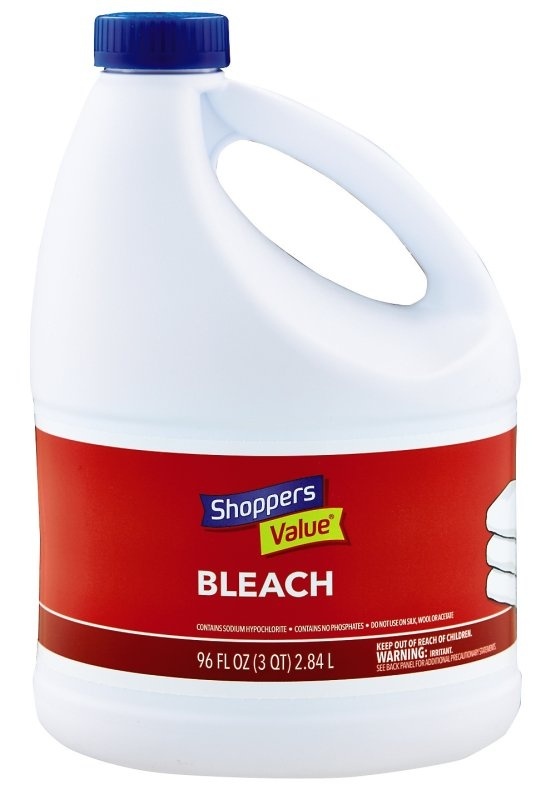 slide 1 of 1, Shoppers Value Liquid Bleach, 96 fl oz