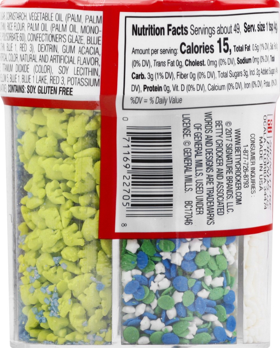 slide 2 of 12, Betty Crocker Cool in Blue Sprinkles 6.9 oz, 6.9 oz