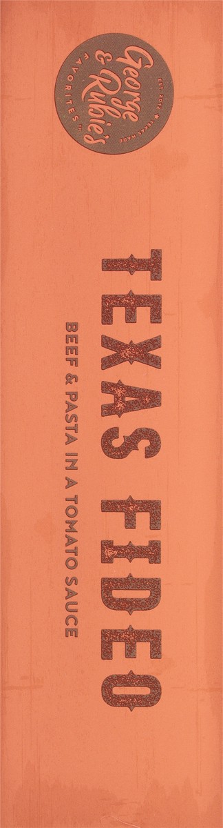 slide 7 of 9, George & Rubie's Favorites Beef & Pasta in a Tomato Sauce Texas Fideo 10 oz, 10 oz