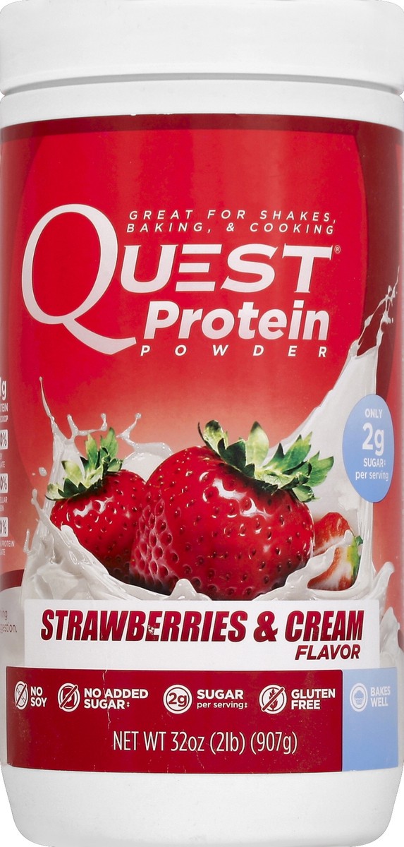 slide 1 of 3, Quest Protein Powder 32 oz, 32 oz