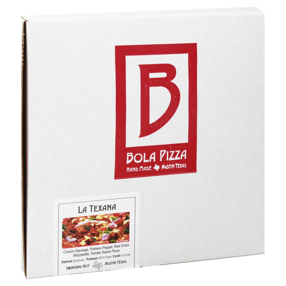 slide 7 of 13, Bola Pizza La Texana Pizza 20.1 oz, 20.1 oz