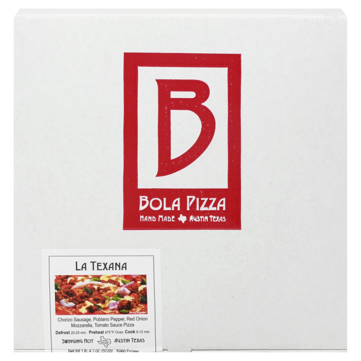 slide 1 of 13, Bola Pizza La Texana Pizza 20.1 oz, 20.1 oz