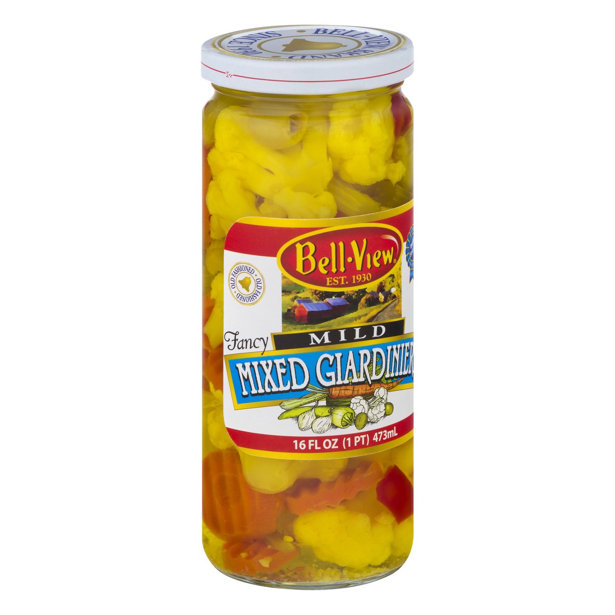 slide 7 of 13, Bell-View Mild Mixed Giardiniera 16 oz, 16 oz