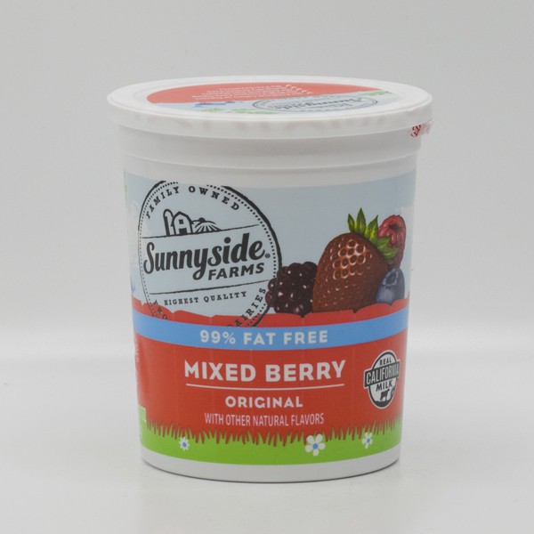 slide 1 of 1, Sunnyside Farms, Mixed Berry Yogurt, 32 oz