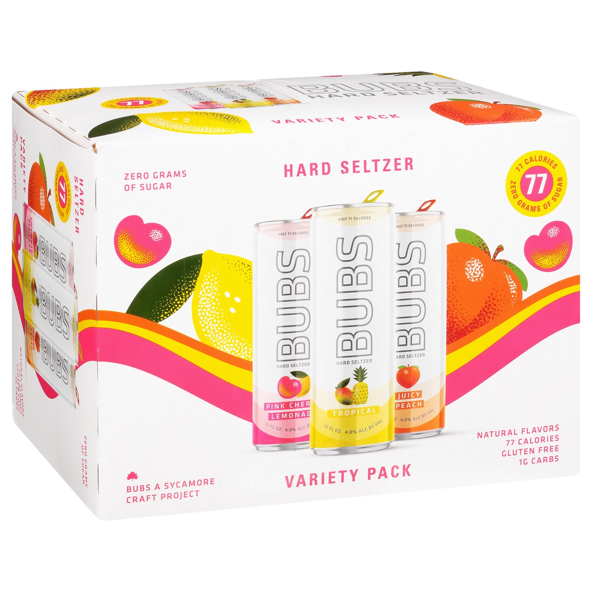 slide 2 of 11, BUBS Variety Pack Hard Seltzer 1 ea, 1 ea