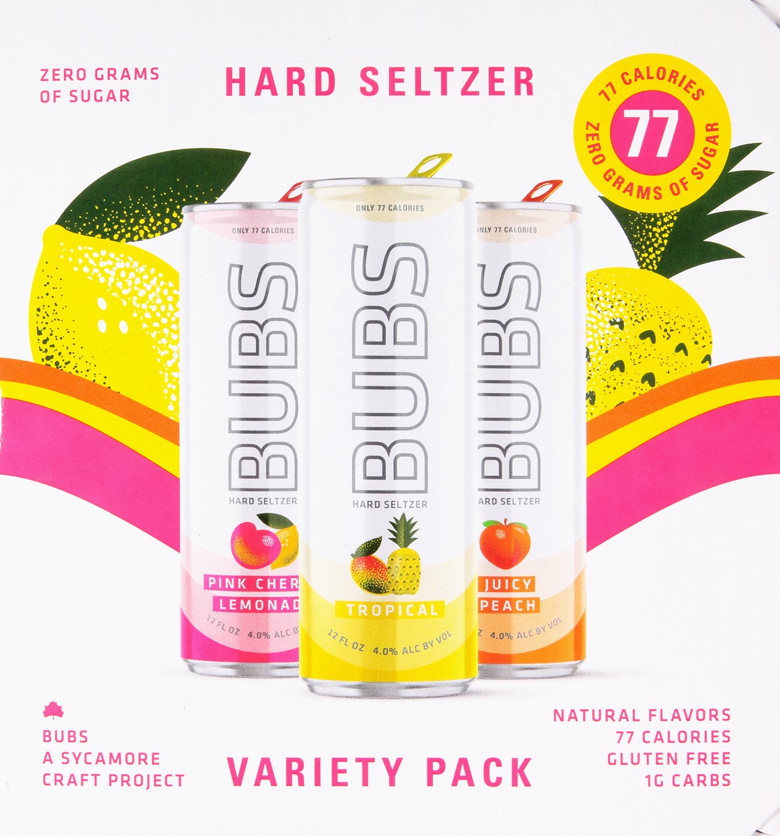 slide 5 of 11, BUBS Variety Pack Hard Seltzer 1 ea, 1 ea