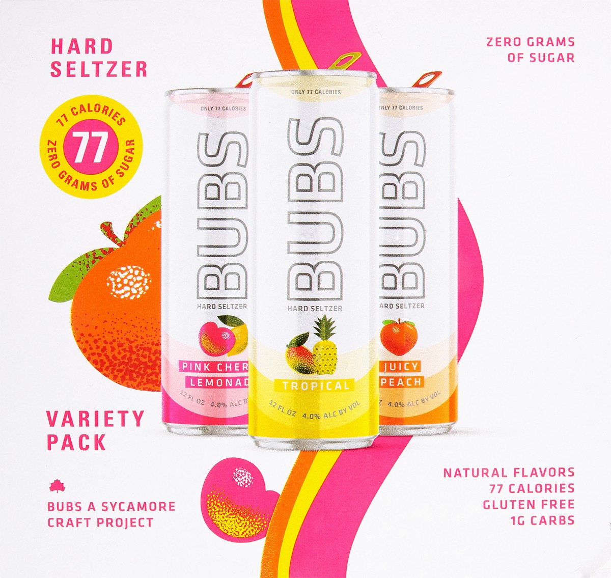 slide 8 of 11, BUBS Variety Pack Hard Seltzer 1 ea, 1 ea