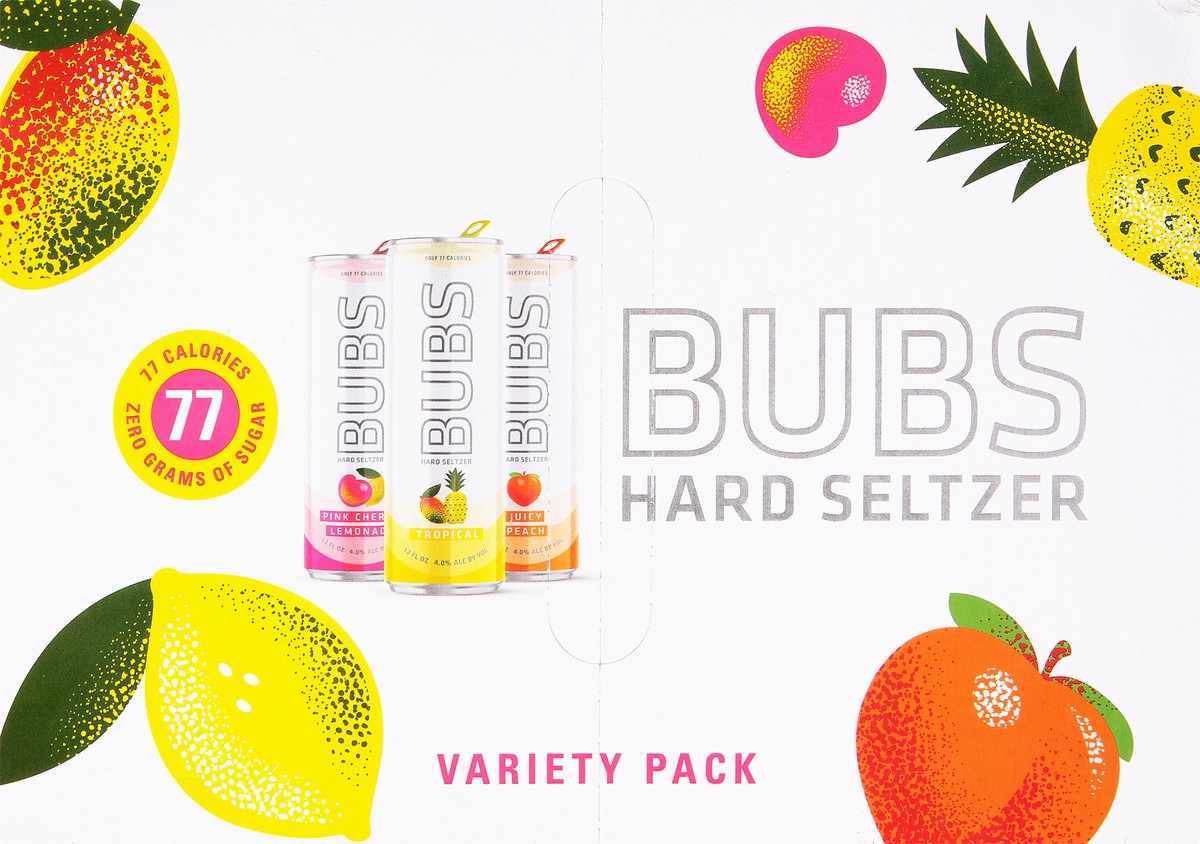 slide 9 of 11, BUBS Variety Pack Hard Seltzer 1 ea, 1 ea