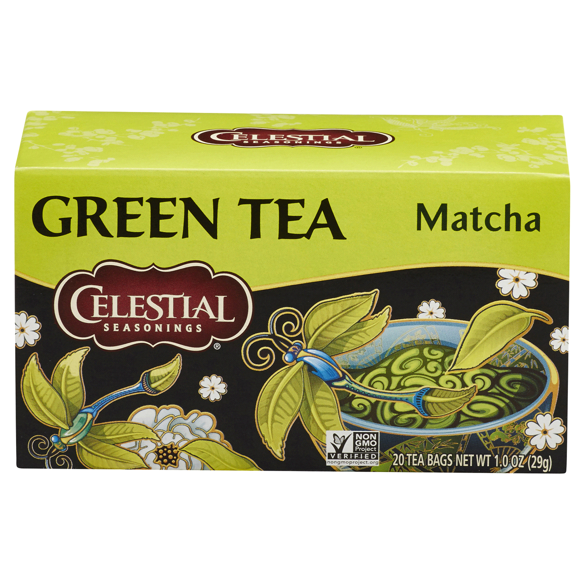 slide 1 of 1, Celestial Seasonings Matcha Green Tea Bags 20 ct Box, 