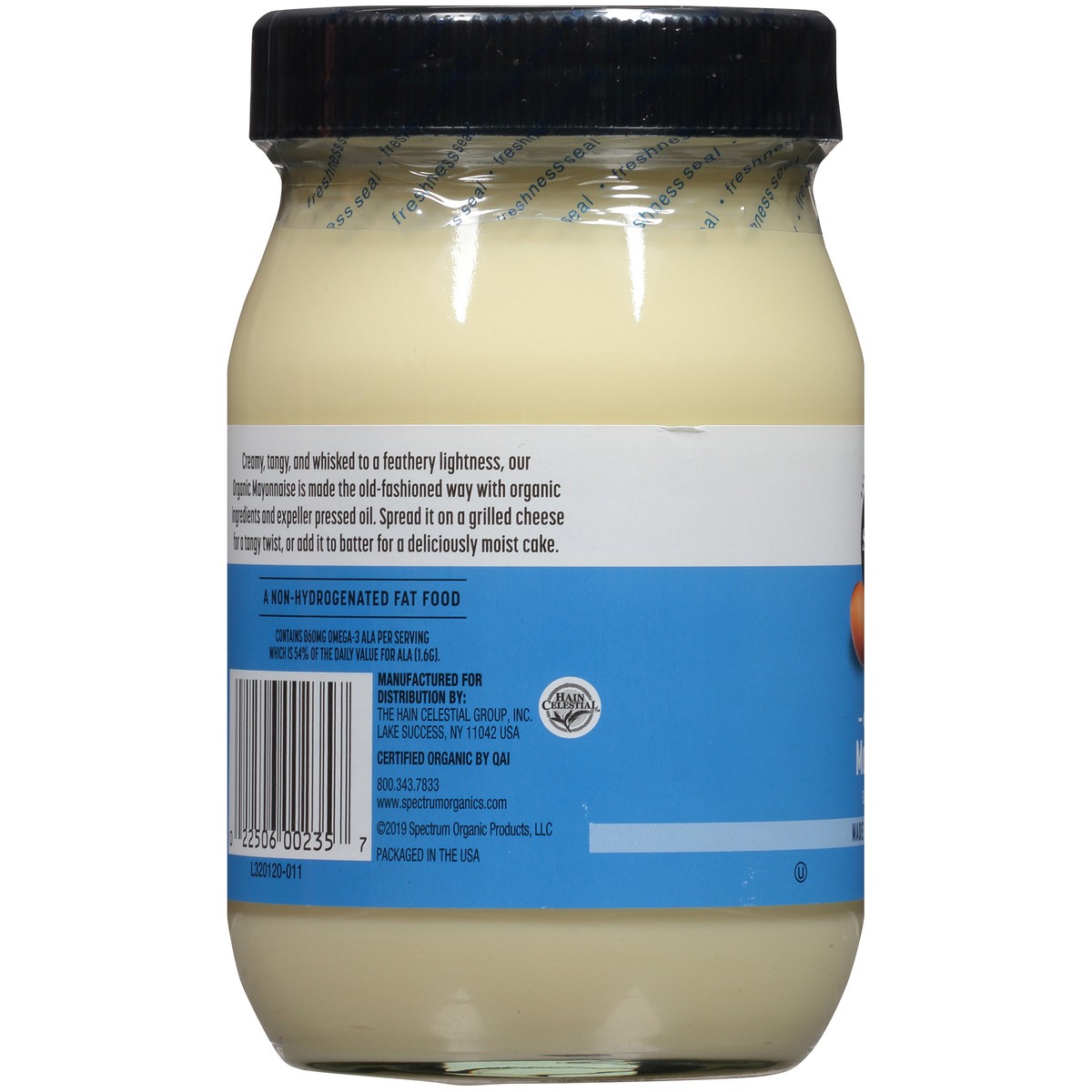 slide 7 of 10, Spectrum Culinary Organic Mayonnaise 16 fl. oz. Jar, 16 fl oz