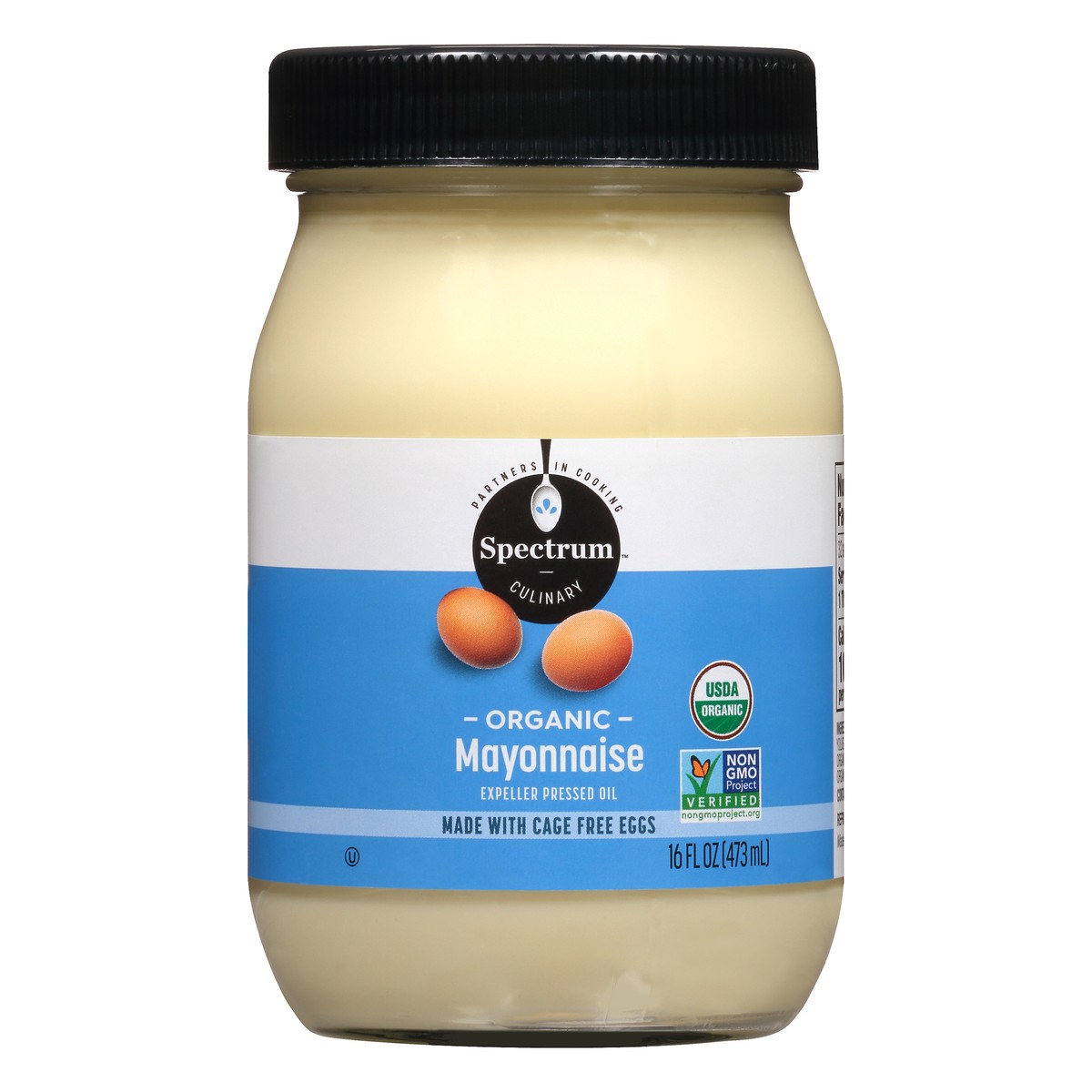 slide 3 of 10, Spectrum Culinary Organic Mayonnaise 16 fl. oz. Jar, 16 fl oz