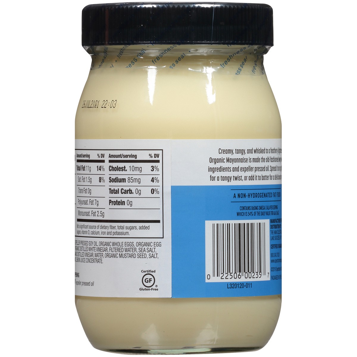 slide 4 of 10, Spectrum Culinary Organic Mayonnaise 16 fl. oz. Jar, 16 fl oz