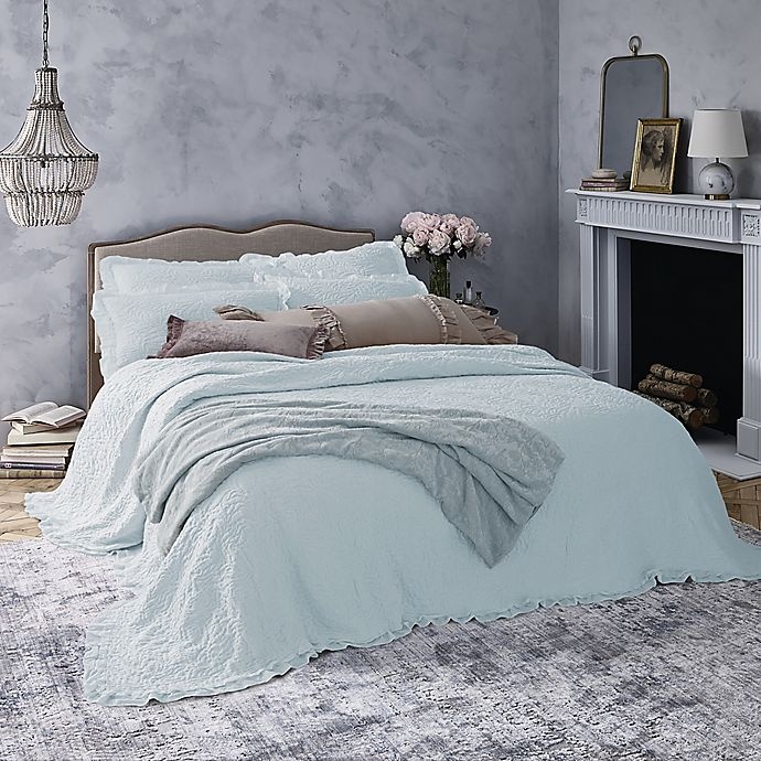 slide 1 of 1, Wamsutta Vintage Lyon Full Coverlet - Soft Blue, 1 ct