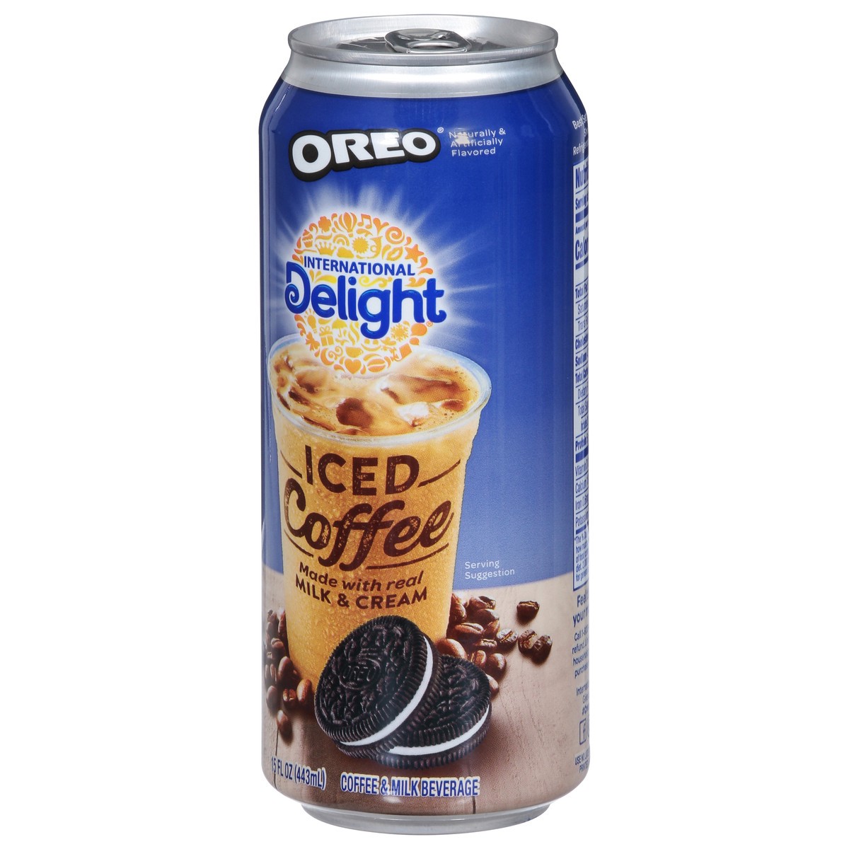 slide 5 of 9, International Delight Iced Coffee, OREO(R), 15 FL OZ Can, 15 fl oz