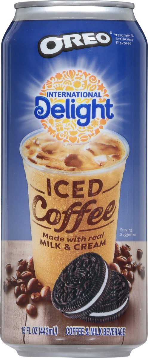 slide 3 of 9, International Delight Iced Coffee, OREO(R), 15 FL OZ Can, 15 fl oz