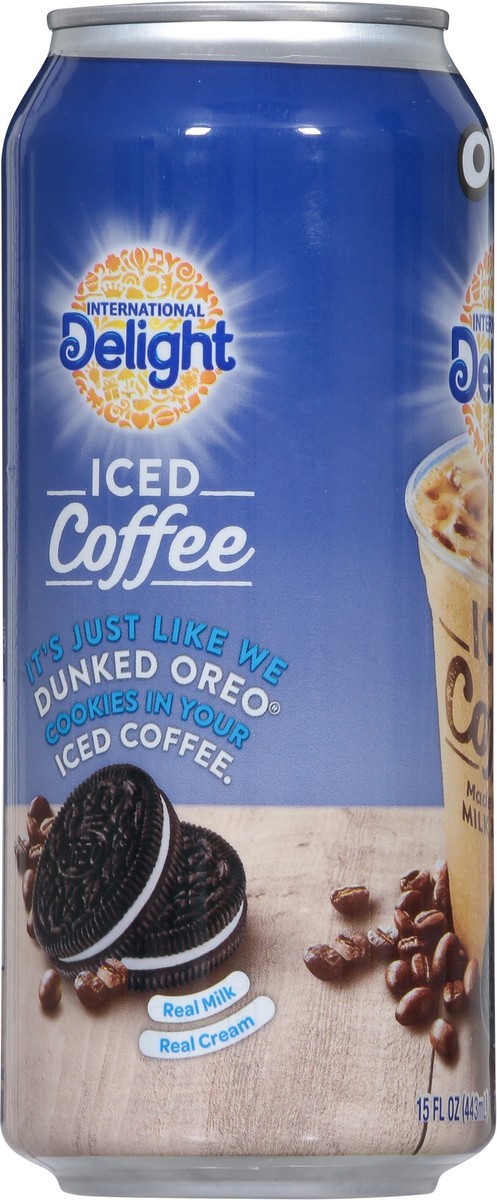 slide 8 of 9, International Delight Iced Coffee, OREO(R), 15 FL OZ Can, 15 fl oz