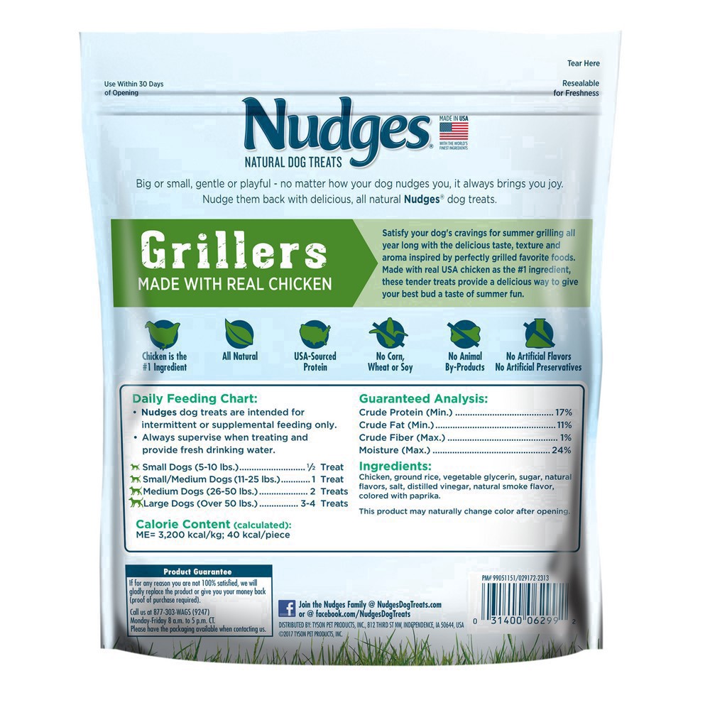 slide 29 of 41, Nudges Chicken Grillers Treat, 18 oz