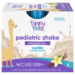 Tippy Toes Vanilla Pediatric Shake 6 ea