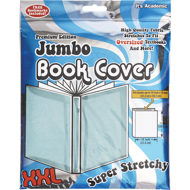 slide 1 of 1, It's Academic Premium Edition Jumbo Book Cover, 4 ct