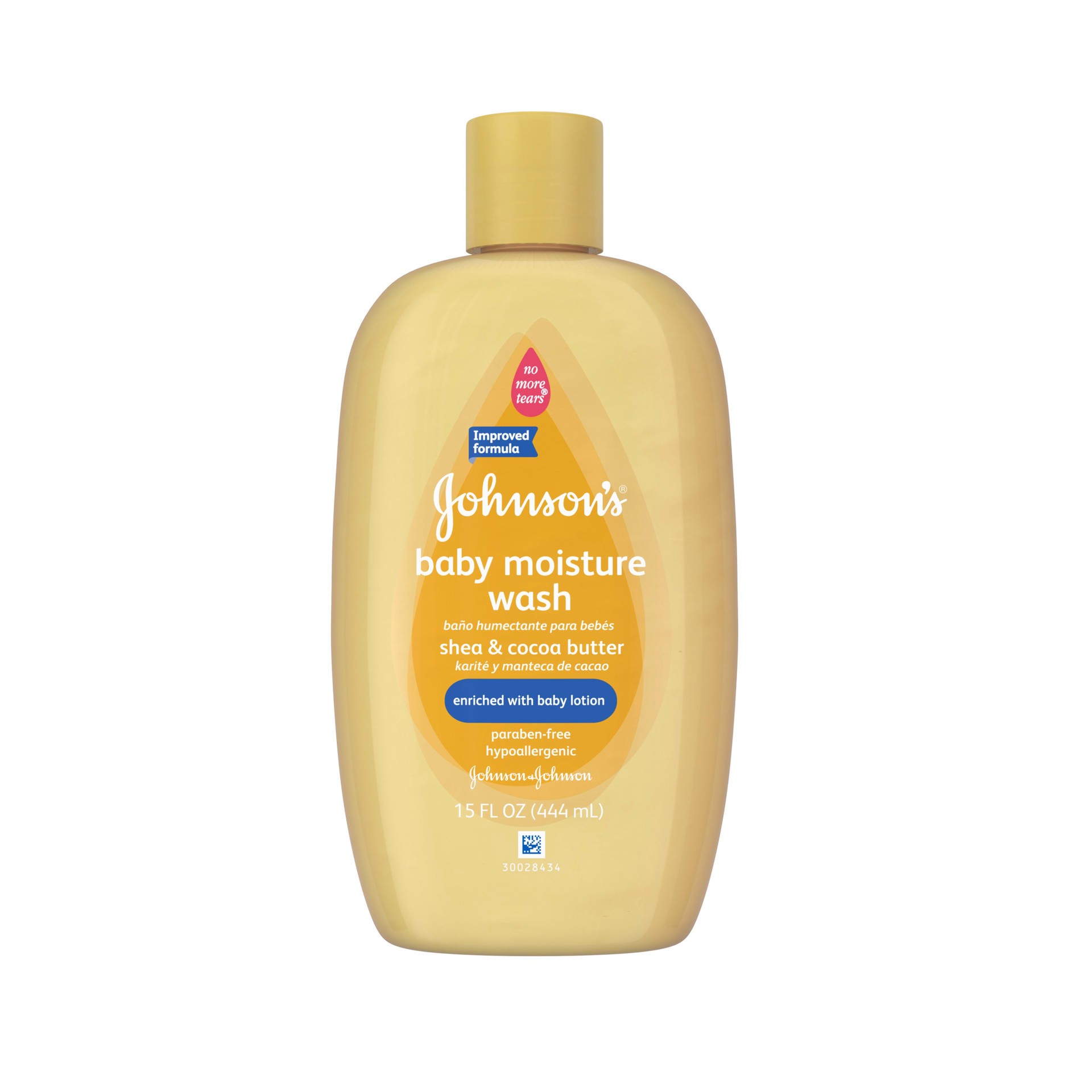 slide 1 of 6, Johnson's Shea & Cocoa Butter Moisture Wash For Soft Skin, 15 Oz., 15 fl oz