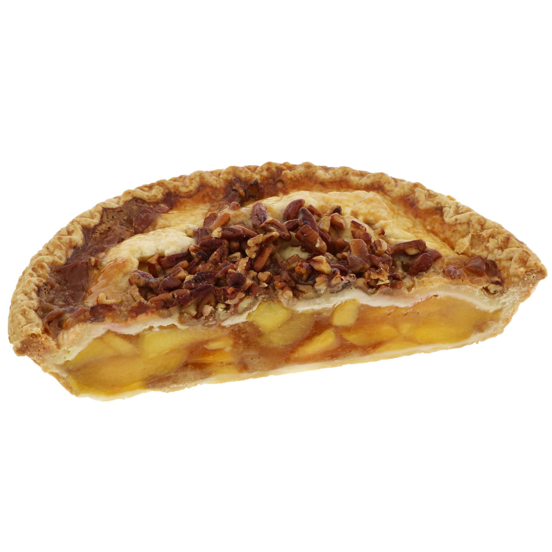 slide 1 of 1, H-E-B Bakery Gourmet Half Peach Praline Pie, 1 ct