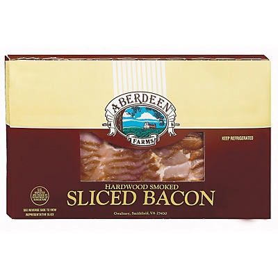 slide 1 of 2, Aberdeen Farms Hardwood Smoked Sliced Bacon, 12 oz