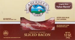 Aberdeen Farms Hardwood Smoked Sliced Bacon 12 oz Box