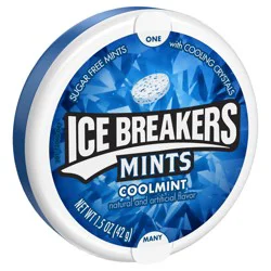 Ice Breakers Mints, Coolmint Flavor, Sugar Free