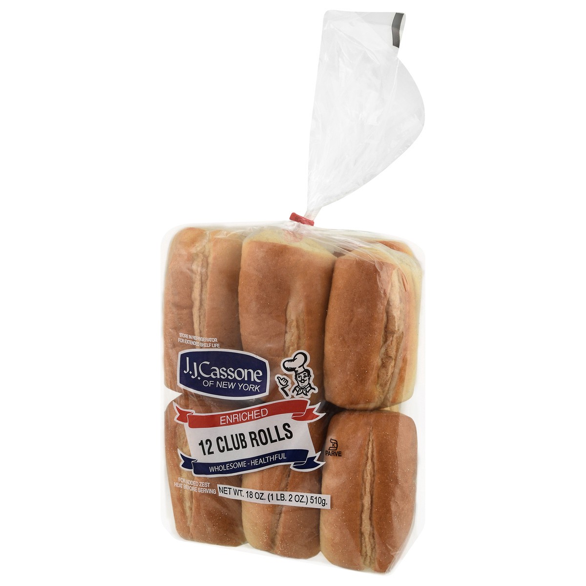 slide 2 of 4, J.J. Cassone Club Rolls, 18 oz
