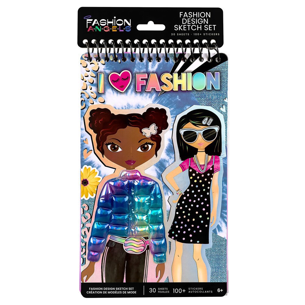 slide 2 of 2, Fashion Angels Portfolio Fashion Design Sketch Set 1 ea, 1 ct