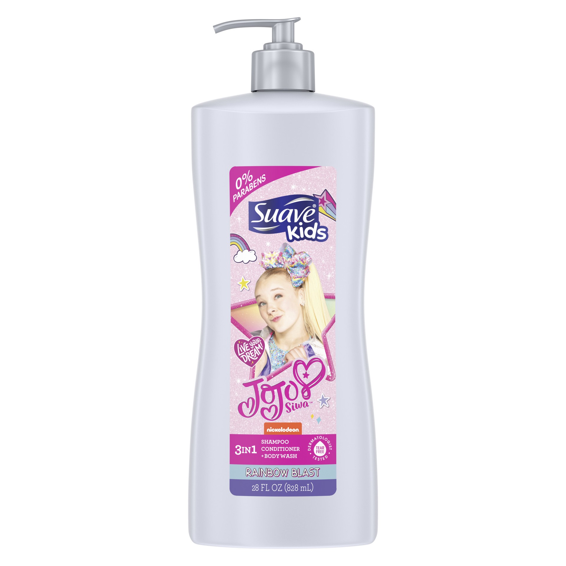 slide 1 of 4, Suave Kids 3 in 1 Kid's Soap Nickelodeon JoJo Siwa, 28 oz, 28 oz