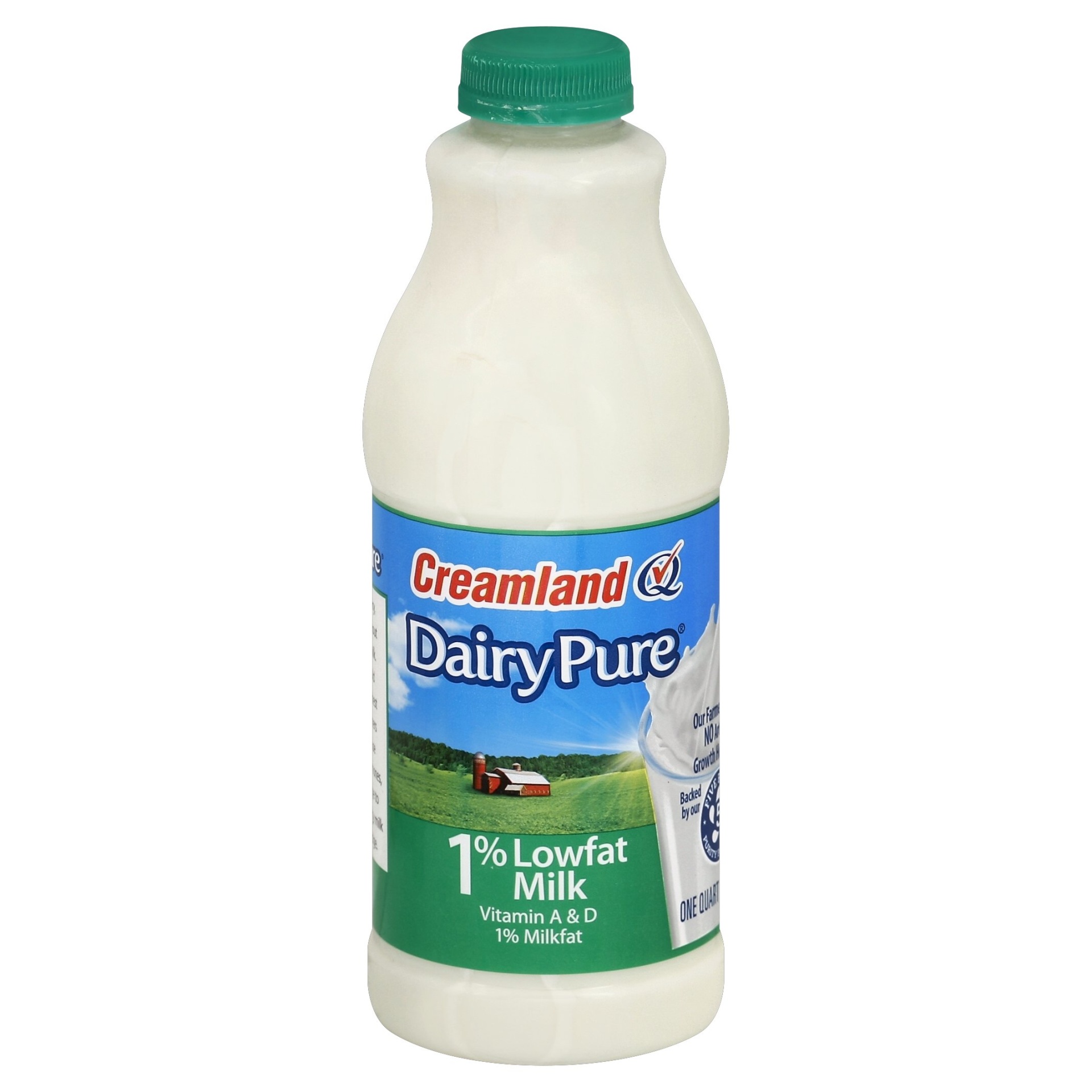slide 1 of 2, Garelick Farms Dairy Pure Milk 1 Low Fat, 32 fl oz