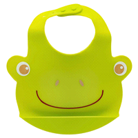 slide 5 of 9, Kolorae Animal Friends Silicone Bib, Assorted Styles, 1 ct