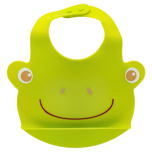 slide 2 of 9, Kolorae Animal Friends Silicone Bib, Assorted Styles, 1 ct