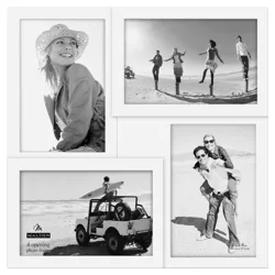 Malden 4 Opening Dimensional Collage White Frame 4x6